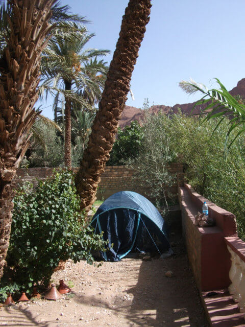 Zelten in Marokko
