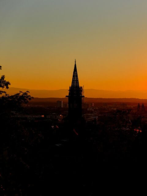 Freiburg Sonnenuntergang