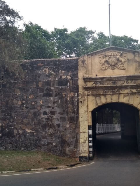 Eingang Fort Frederik bei Trincomalee