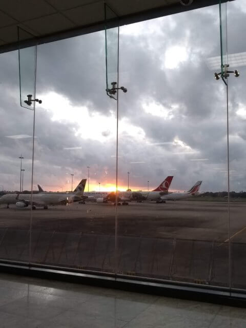 Flugplatz in Colombo